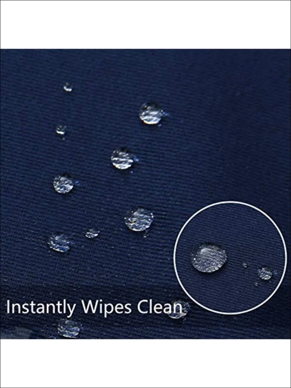 100% Polyester Rectangle Tablecloth 210 GSM Water Resistant Stain Proof for 8